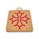 Dessous de plat Croix Occitane en liège - sur table - Viking LDA