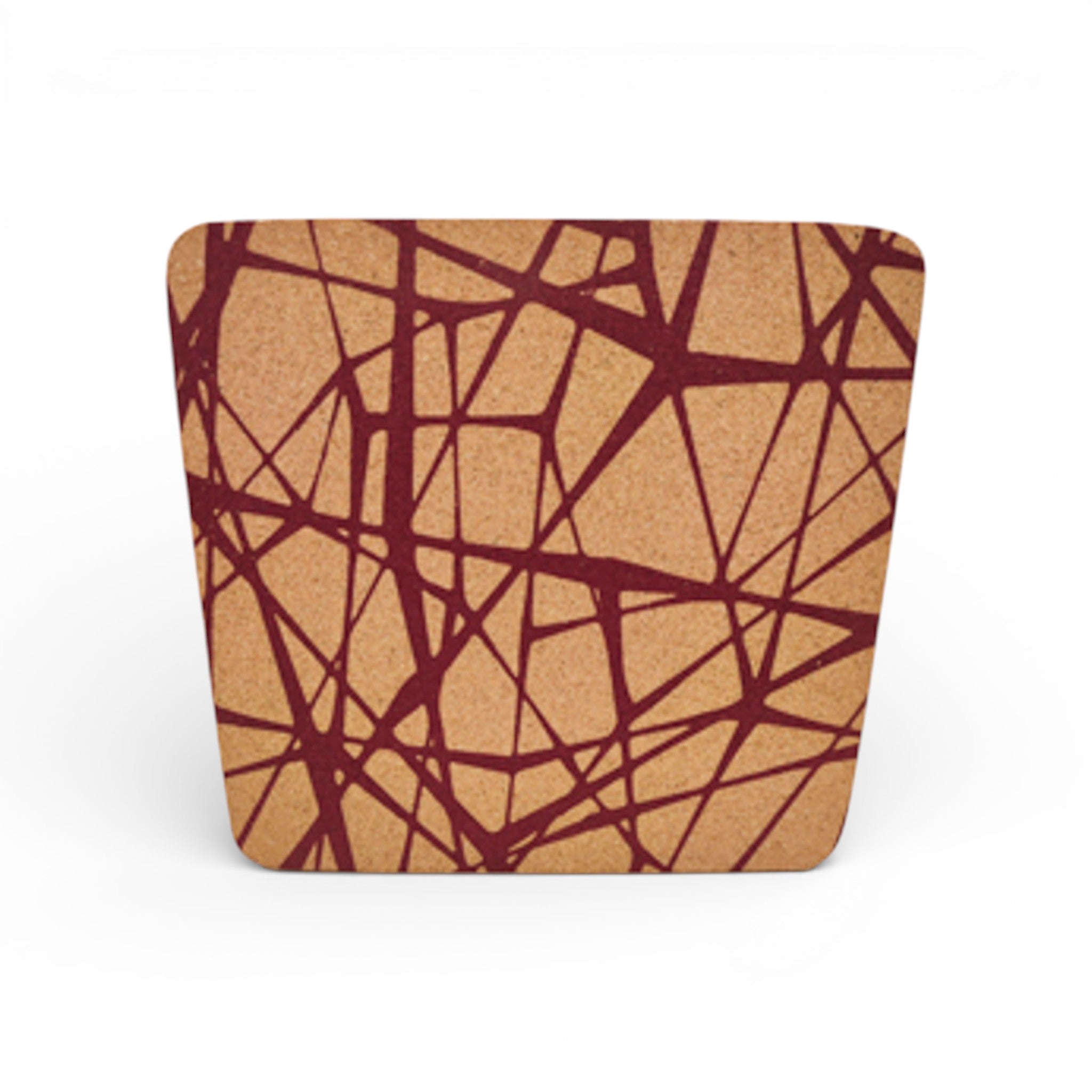 Art table abstrait liège — Viking dessous plat moderne cuisine