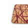 Dessous de plat motif abstrait liège — Viking déco moderne art table