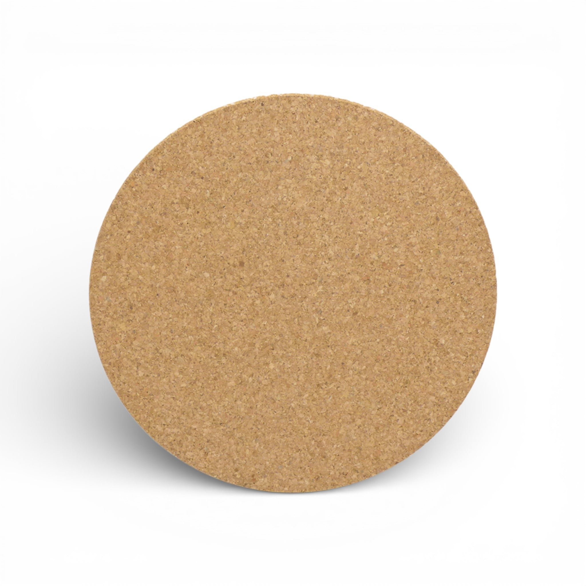 Dessous de plat rond en liège naturel grain fin, vue de face — Viking, Portugal