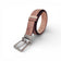 Ceinture réversible unie en liège rosé — TC Cortiça, passant assorti, boucle métal, Portugal