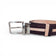 Ceinture en liège brun, liseré beige naturel — TC Cortiça, boucle gunmetal, Portugal