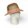 Chapeau Fedora en liège - détail design ajouré pour ventilation