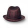 Chapeau Trilby liège naturel Amador Varum — vue profil bord large texture unique