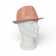 Chapeau Trilby en liège - calotte pincée, vue de côté - Amador Varum