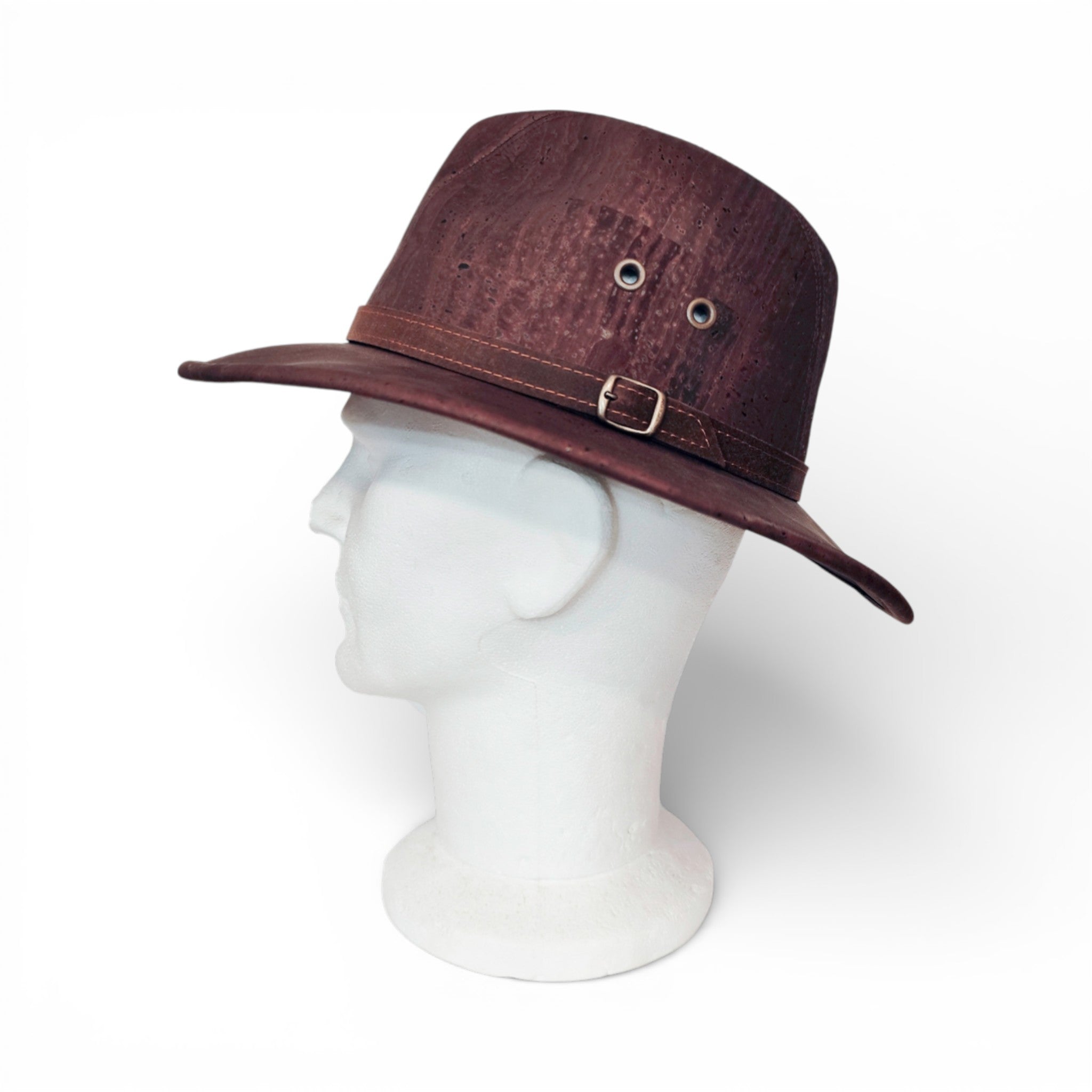 Fedora marron liège bande élégante - chapeau Amador Varum tons chauds