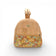 Sac à dos compact en liège, poche à mosaïque multicolore vue de face — Montado, Portugal