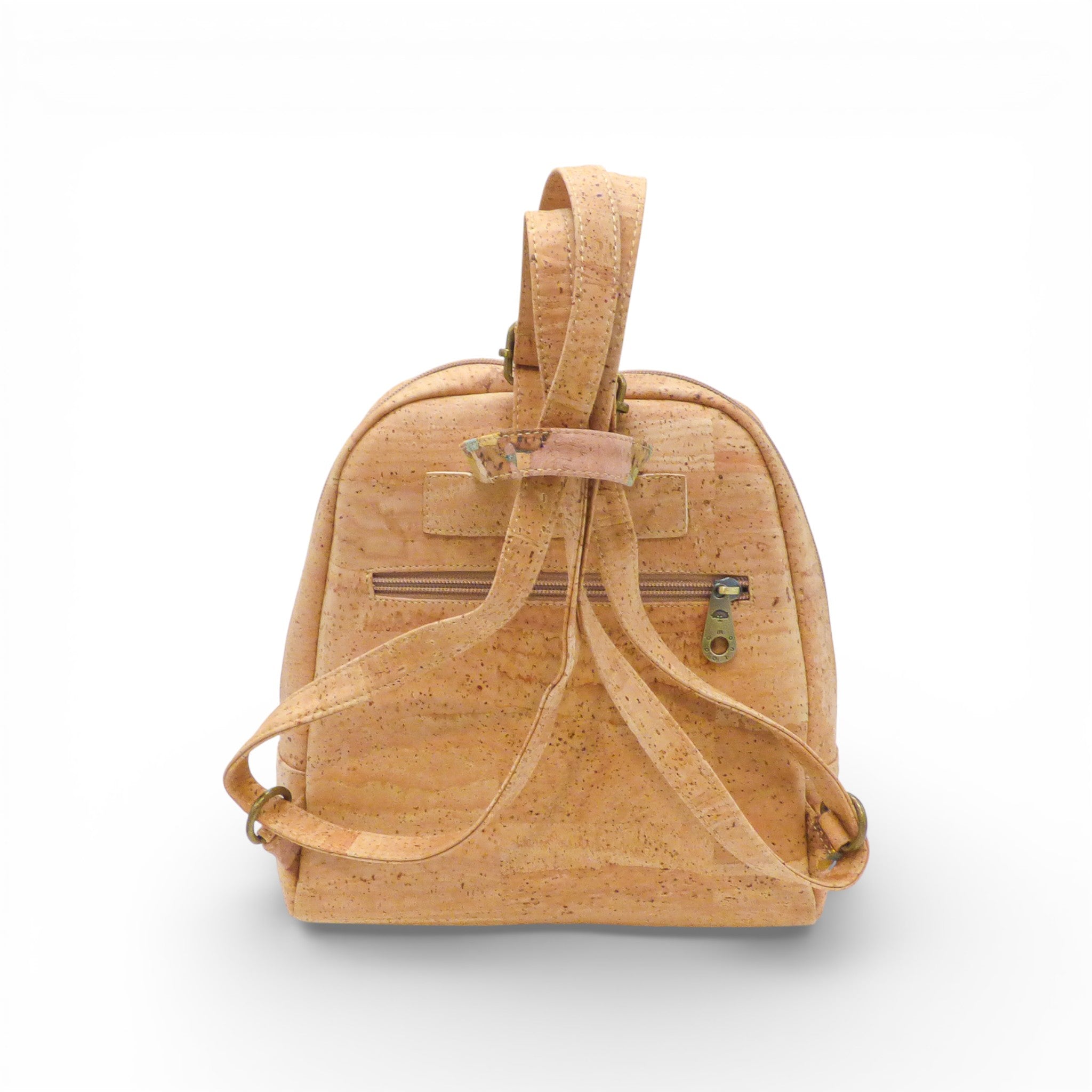 Sac à dos en liège "Mosaïque" de Montado avec motif coloré et bretelles ajustables.