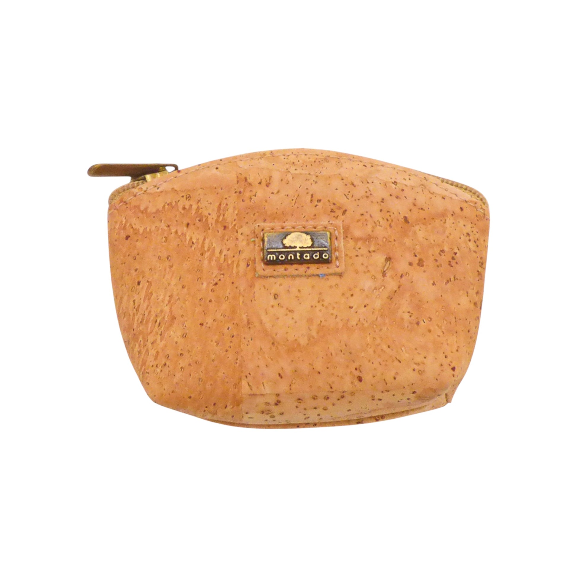 Porte-monnaie l'Essentiel au Naturel de Montado, en cuir, affichant un design élégant et naturel.