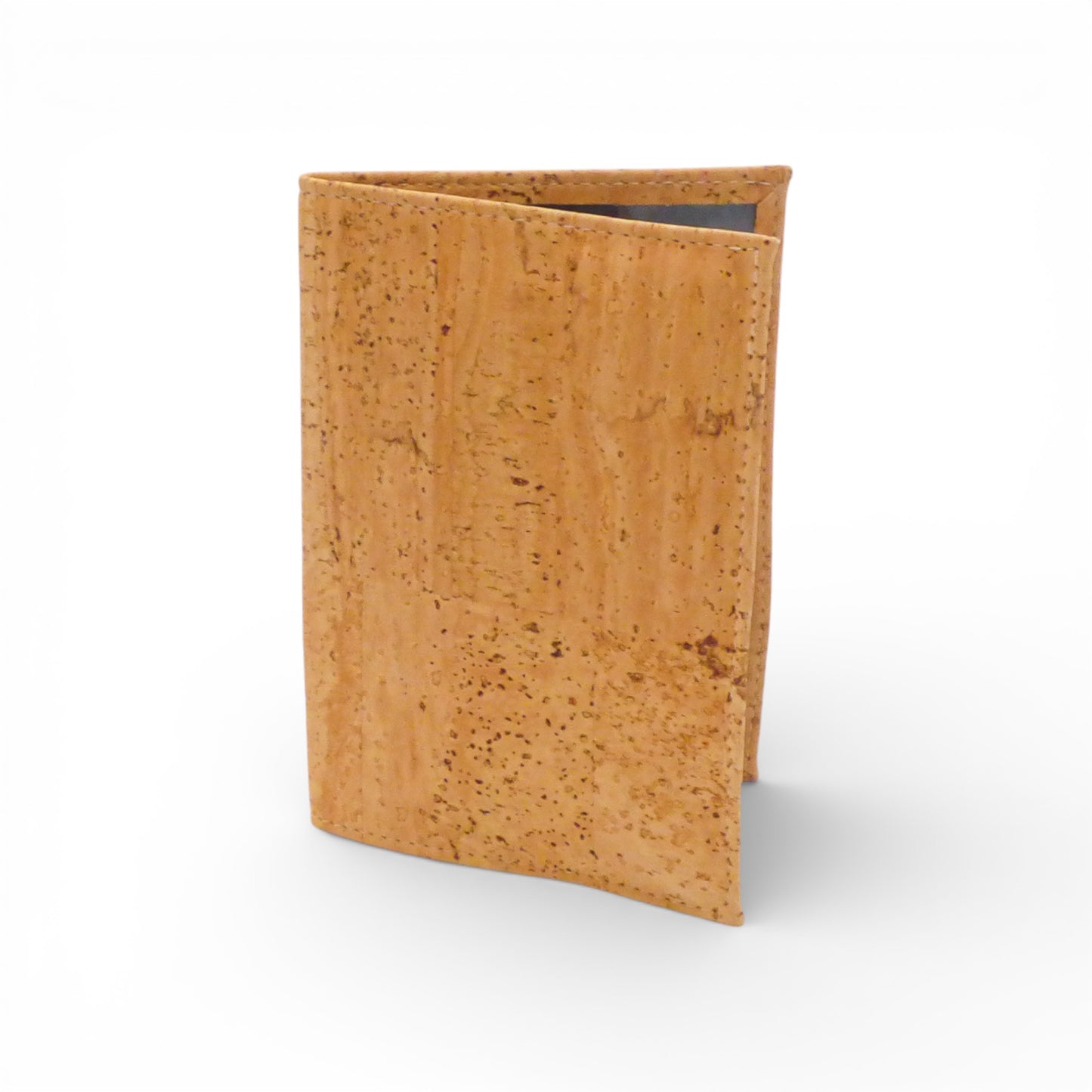 Pochette passeport Viking en cuir noir, idéale pour protéger et organiser vos documents de voyage.