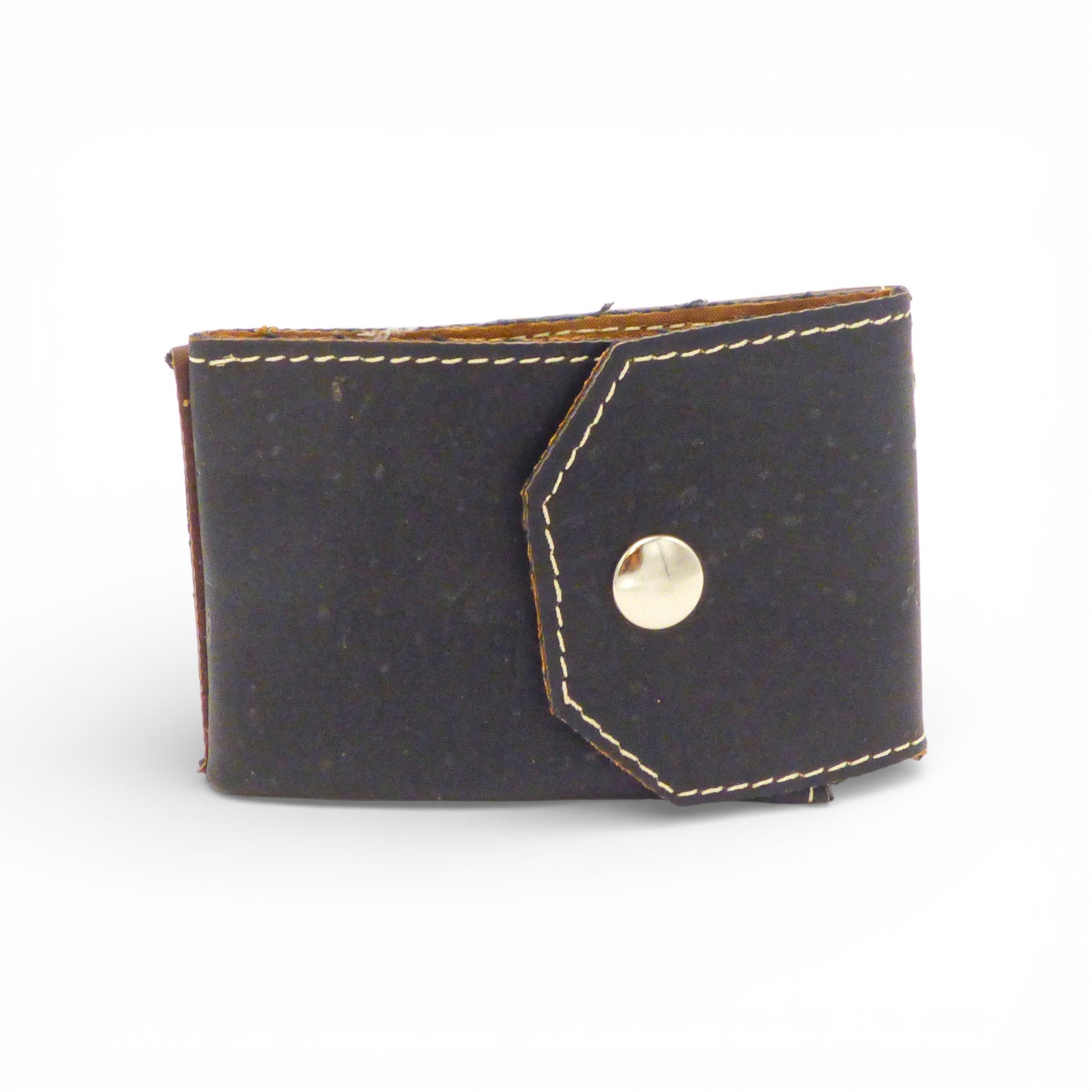 Biface card holder and coin purse by Amador Varum in a stylish design, showcasing its sleek exterior and functional compartments.