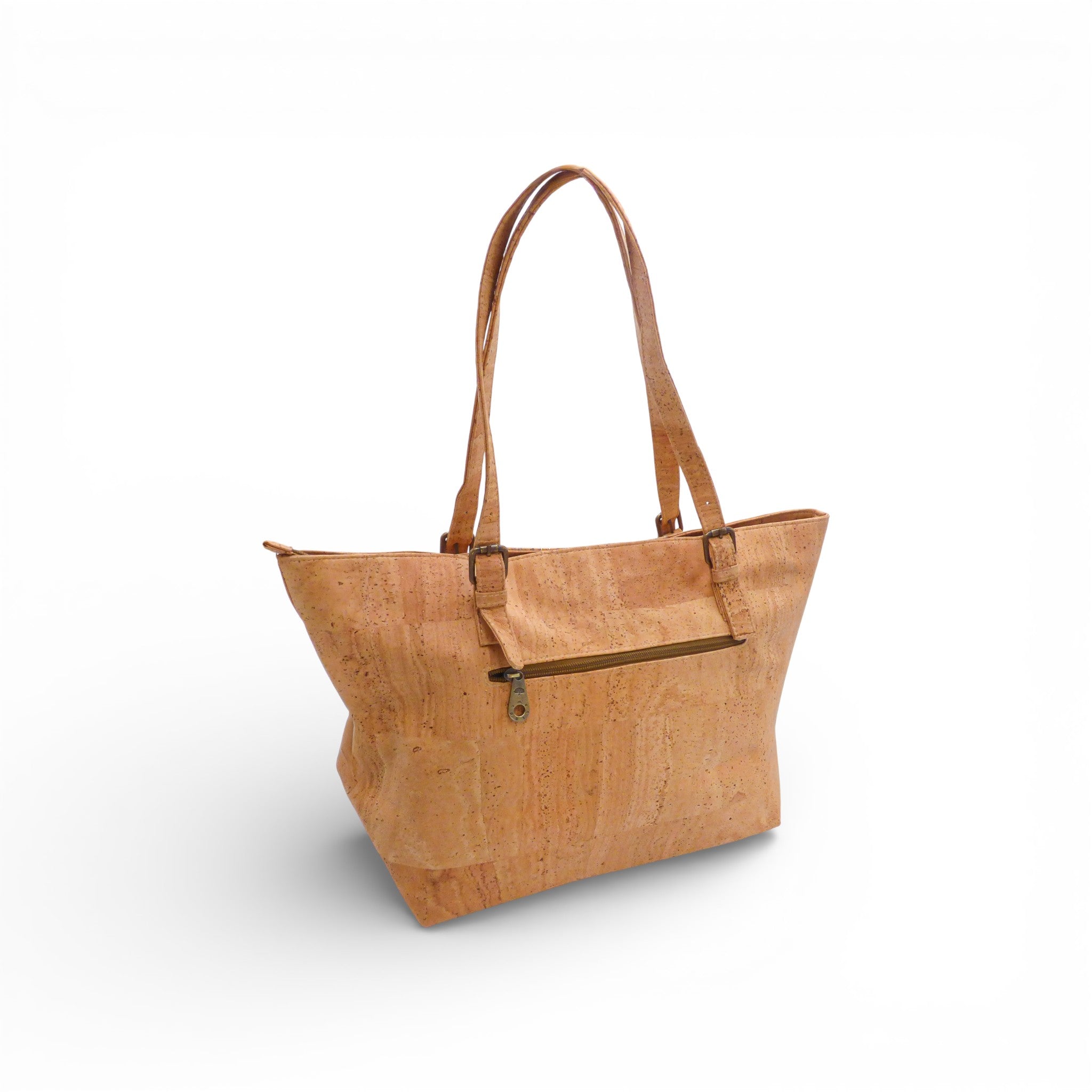 Cabas liège porté épaule — Montado femme alternative cuir végétal