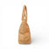 Profil d'un cabas en liège naturel — Cork Design, soufflet latéral, anses dressées, Portugal