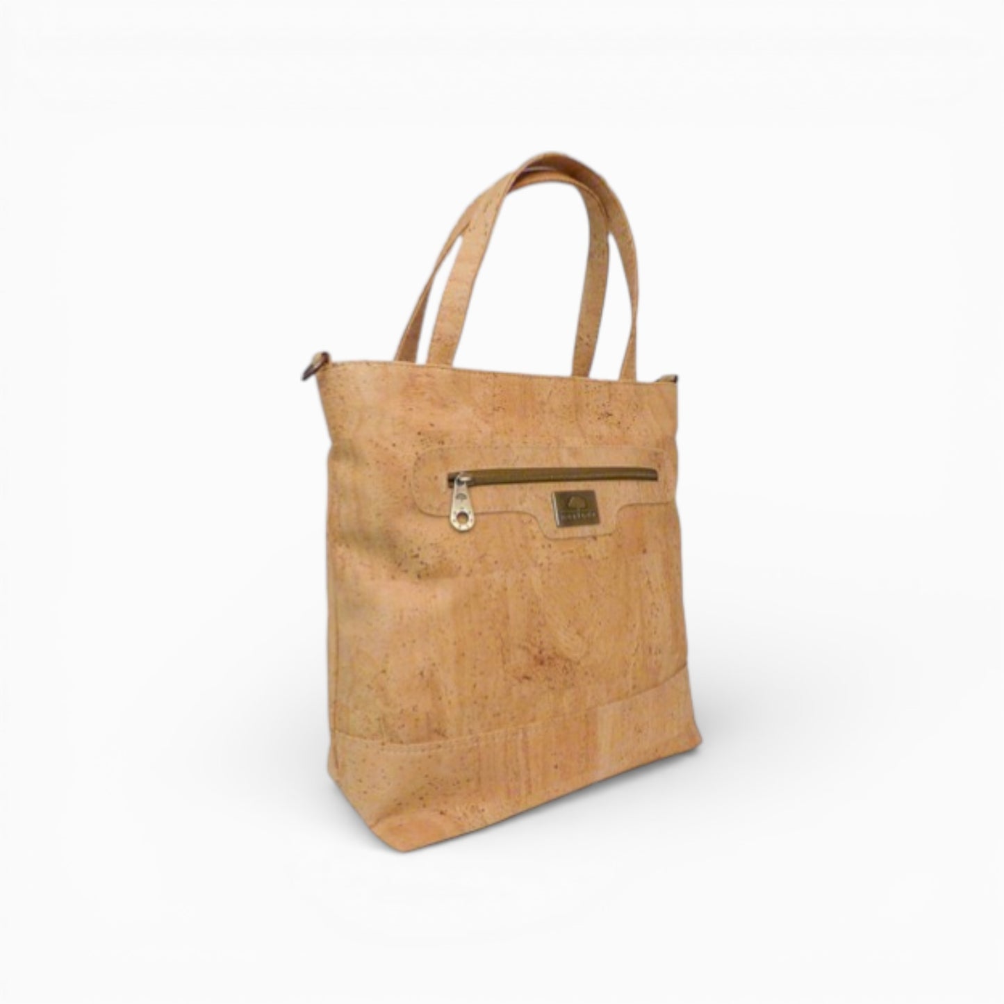 Sac à main et bandoulière "City" en liège Montado, montrant la texture naturelle et le design élégant.