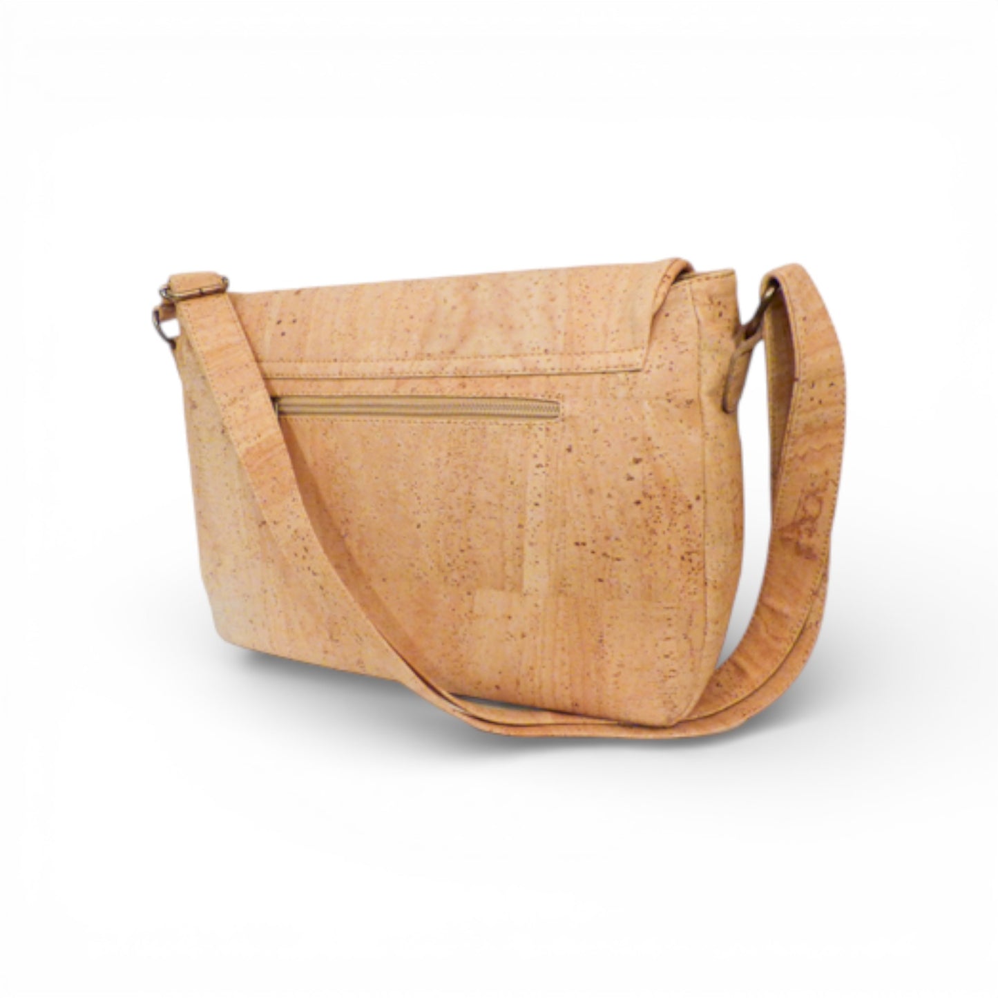 Besace "Messenger" en Liège Naturel - Montado