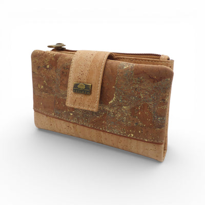 Mini portefeuille femme liège — Montado petit format alternative cuir vegan