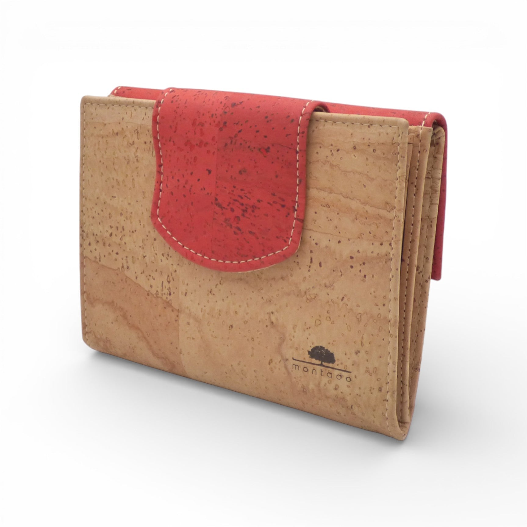 Cuir végétal femme — Montado portefeuille format moyen liège Portugal