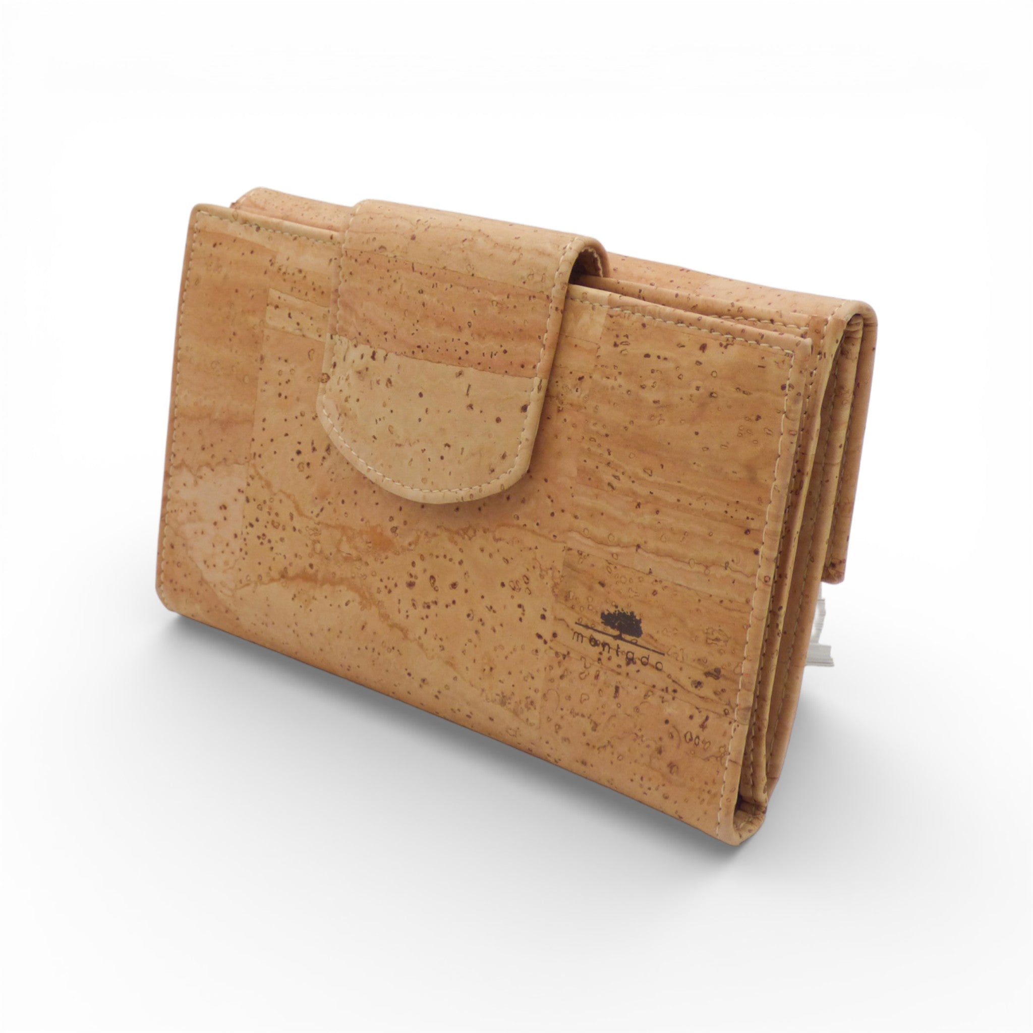 Cuir végétal grand femme — Montado portefeuille liège