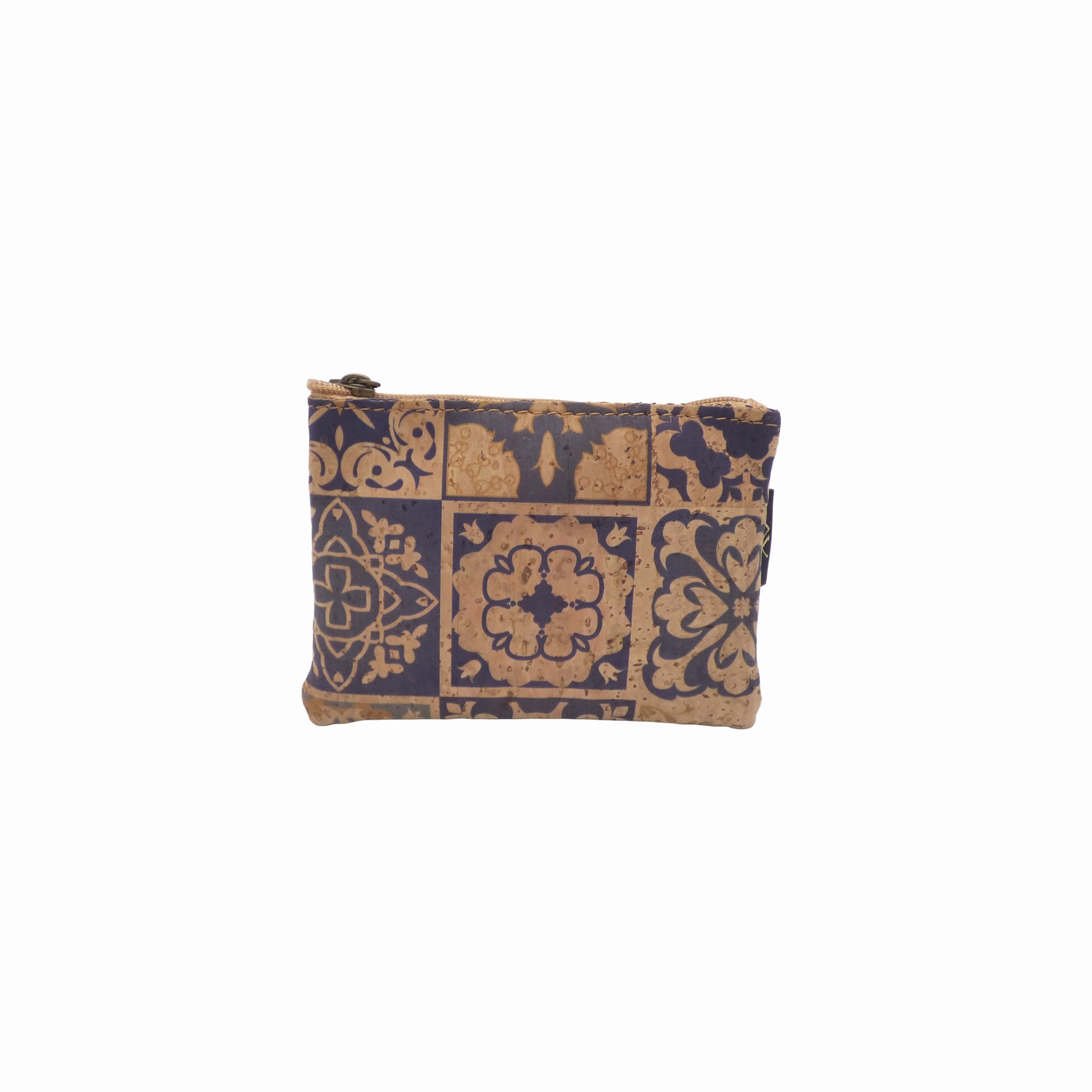 Cuir végétal compact — porte-monnaie zippé Amador Varum liège