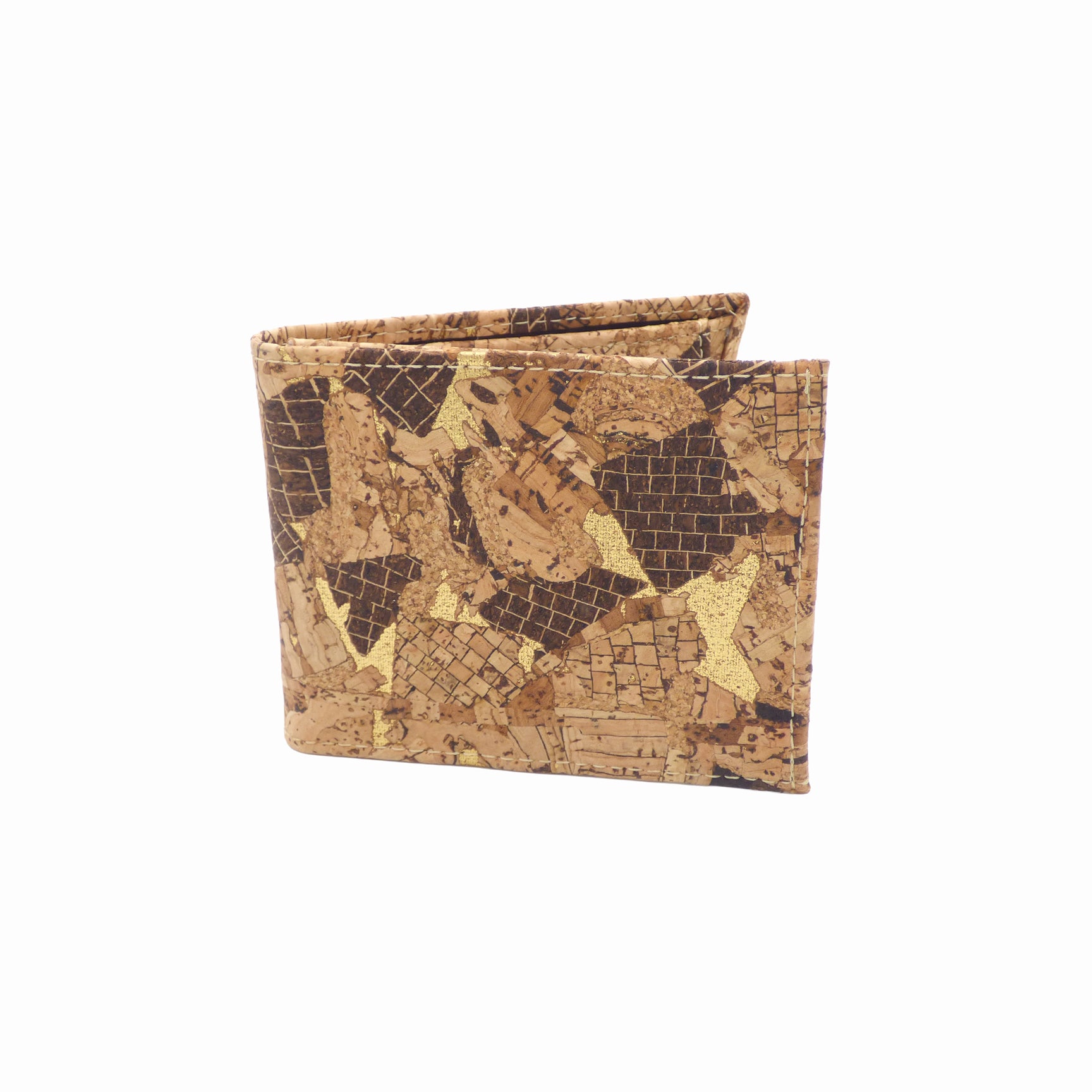 Intérieur spacieux cartes billets — portefeuille bifold homme liège Cork Design