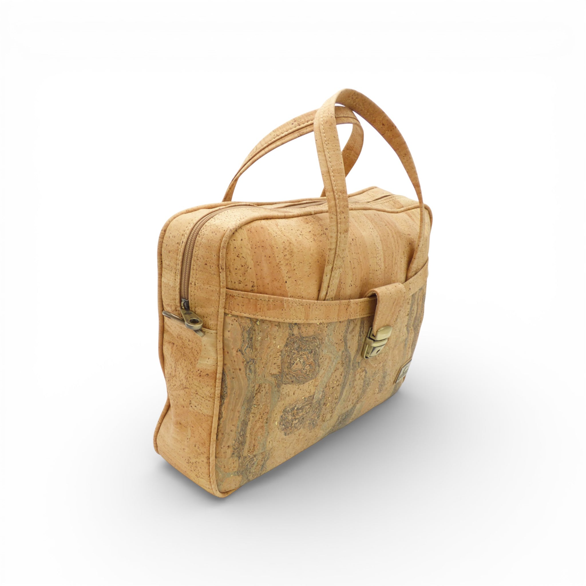 Sac en liège Montado, design bureautique, adapté pour ordinateur portable de 15 pouces, en tissu-liège durable.