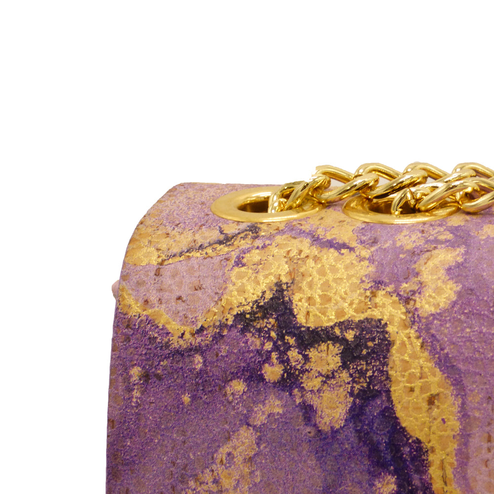 Sac INSPIRA MAUVE - Liège Marbré Violet et Or | Artipel