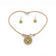 Collier boucles d'oreilles liège Artipel — parure motif Azulejos agencement élégant