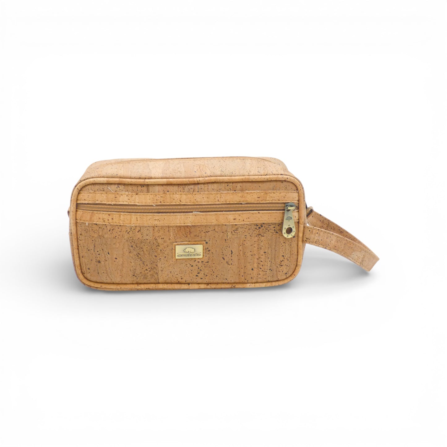 Trousse de Toilette "Voyageur" en Liège de Montado, montrant un design élégant et durable en liège naturel.