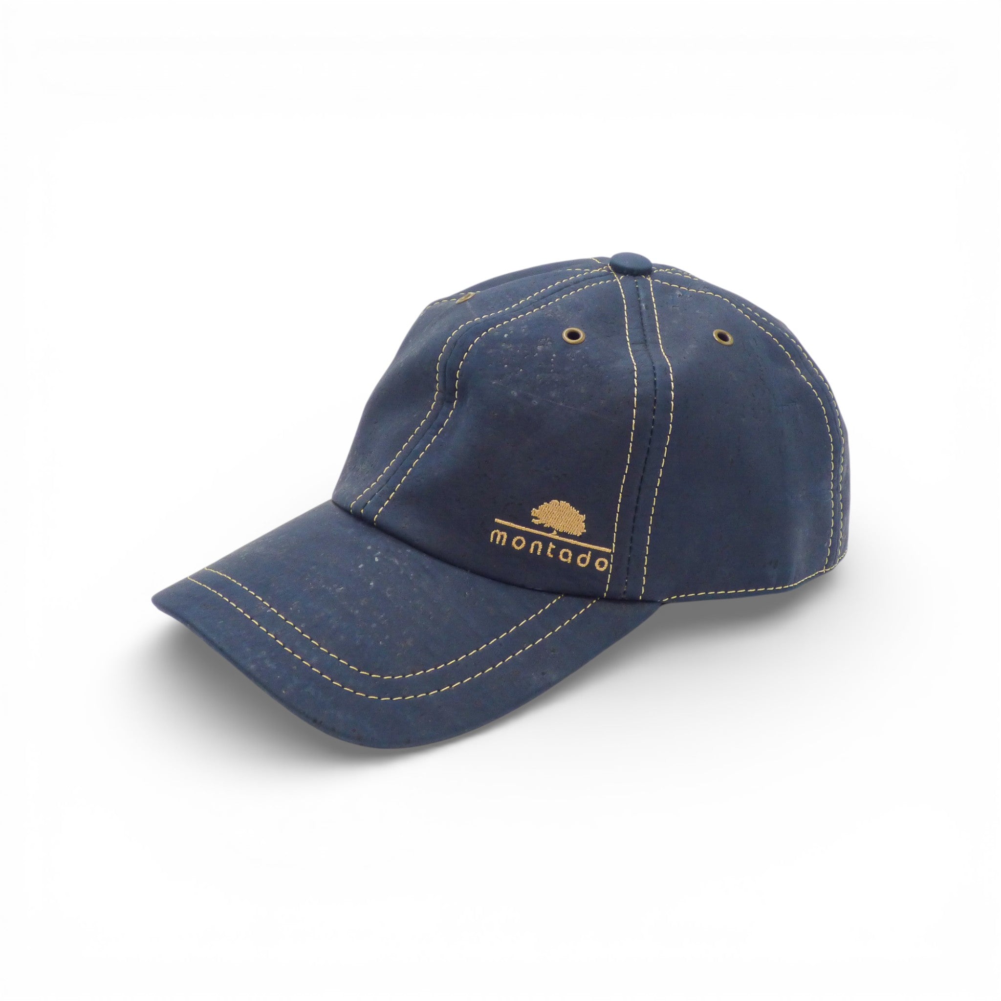 Casquette en liège de style baseball Amador Varum, vue de face avec un design naturel et texturé.