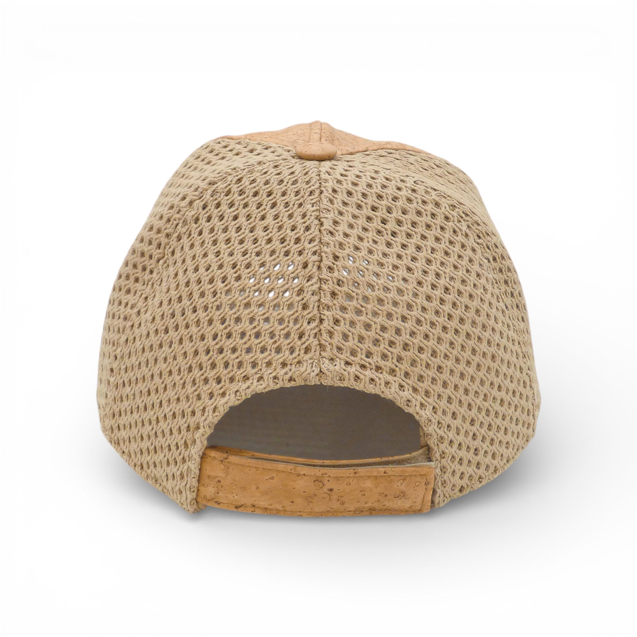 Casquette baseball en liège - portée vue de face, look urbain - Amador Varum