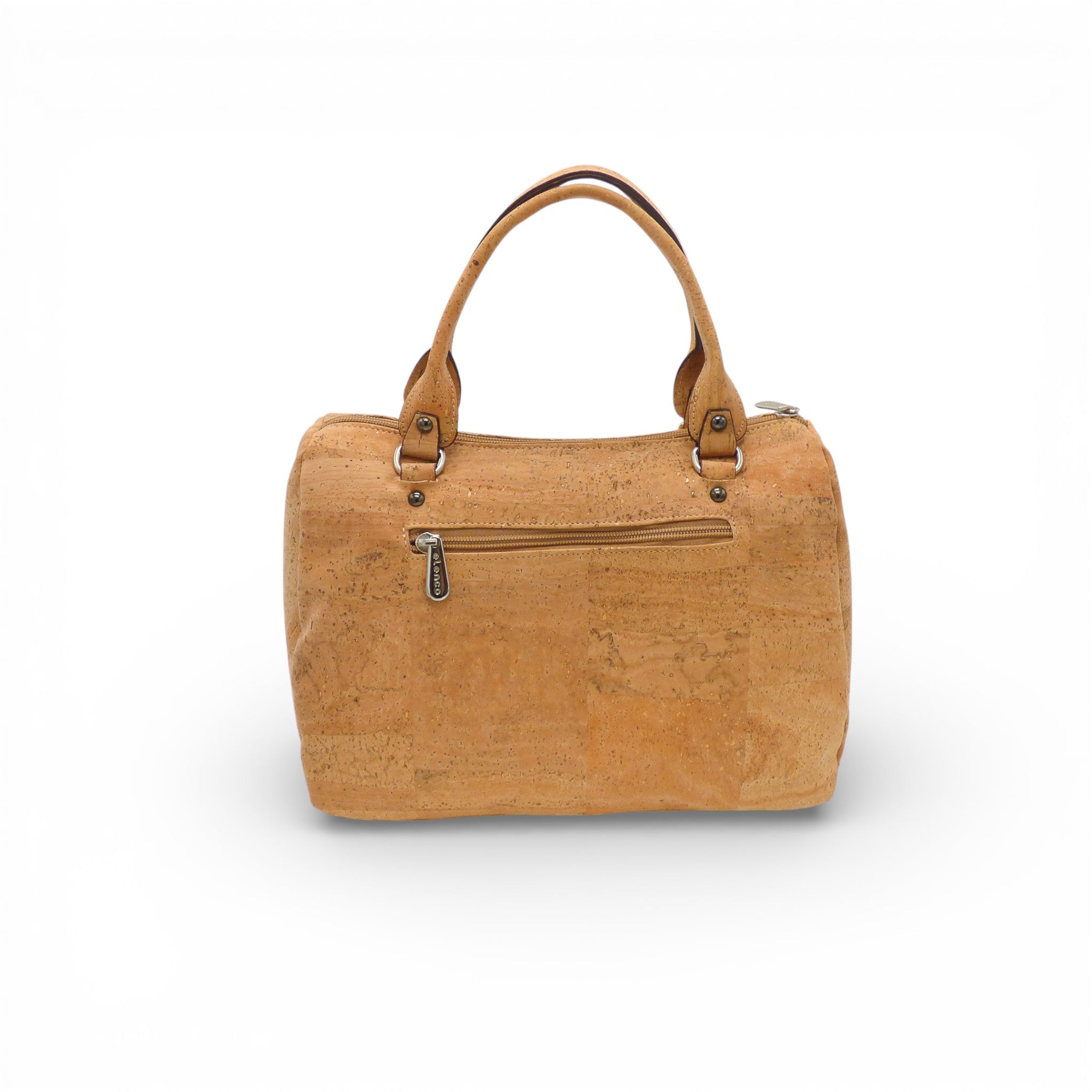 Sac à main Elenco en forme de triangle avec motif géométrique, présenté sur fond neutre.