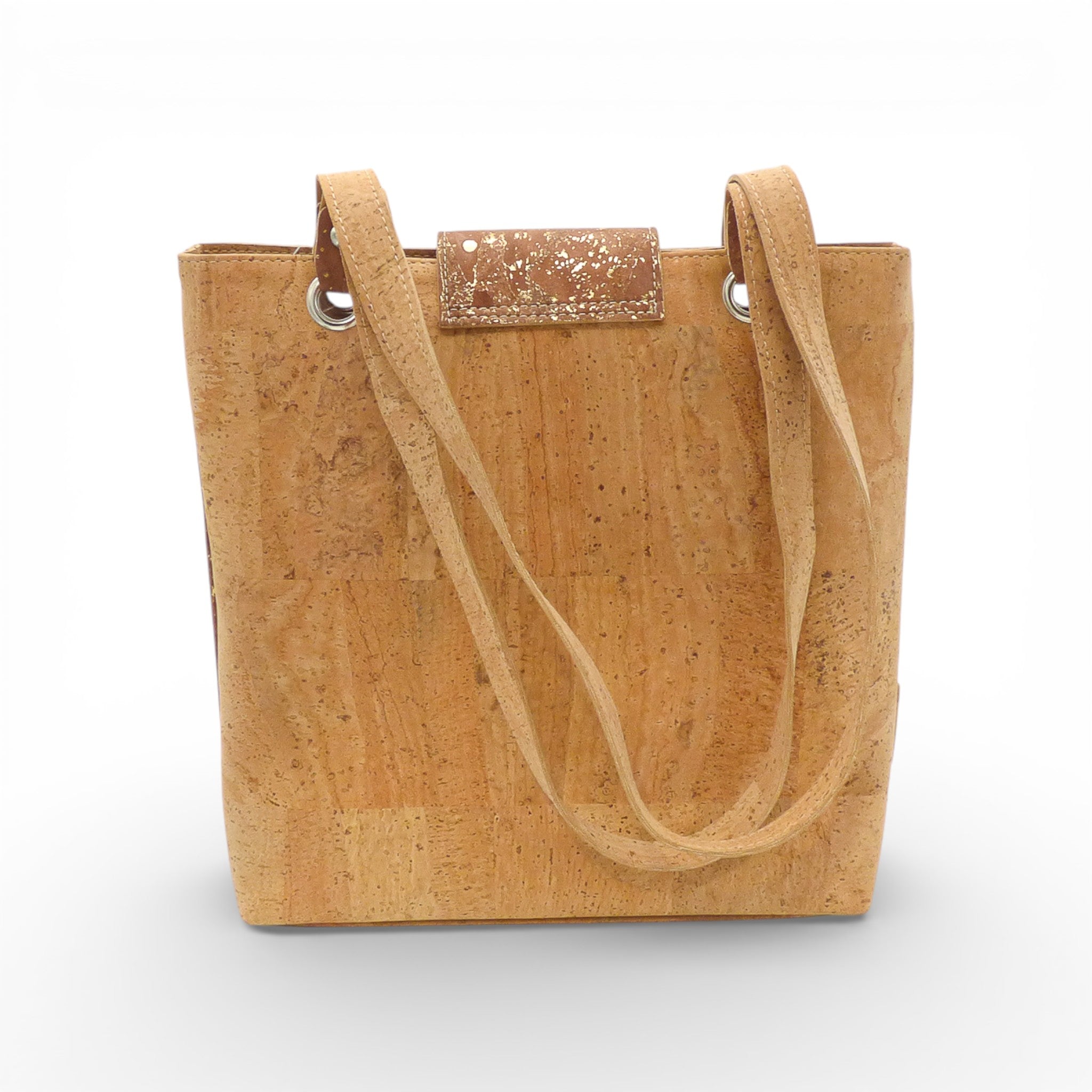 Sac à main en liège géométrique Étoile de la marque Sobreiro, présentant un design élégant et durable.