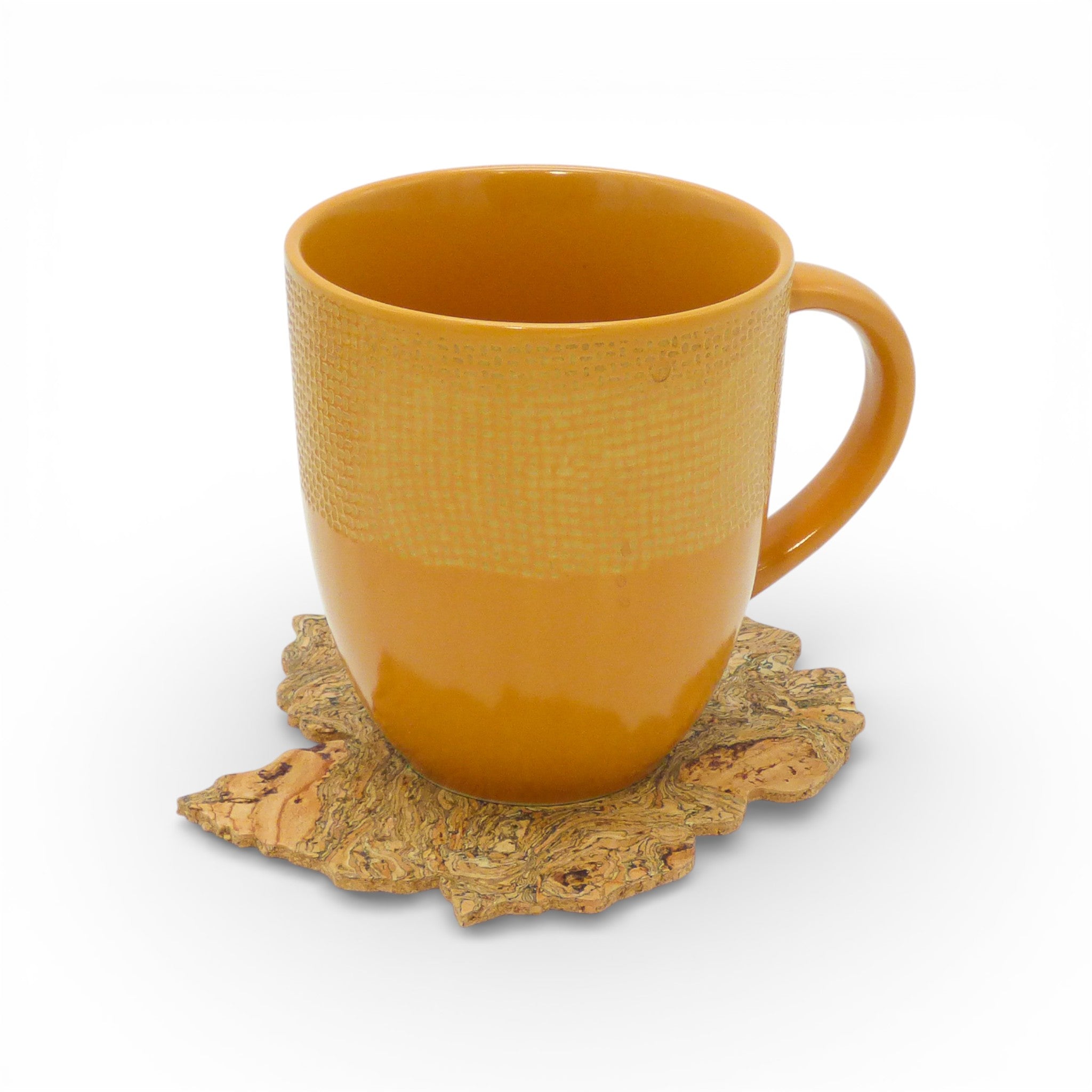 Dessous de verre vegan et éco-responsable en liège naturel du Portugal : Dessous de verre en liège Feuille de Vigne - Viking Lda - Home & Liège