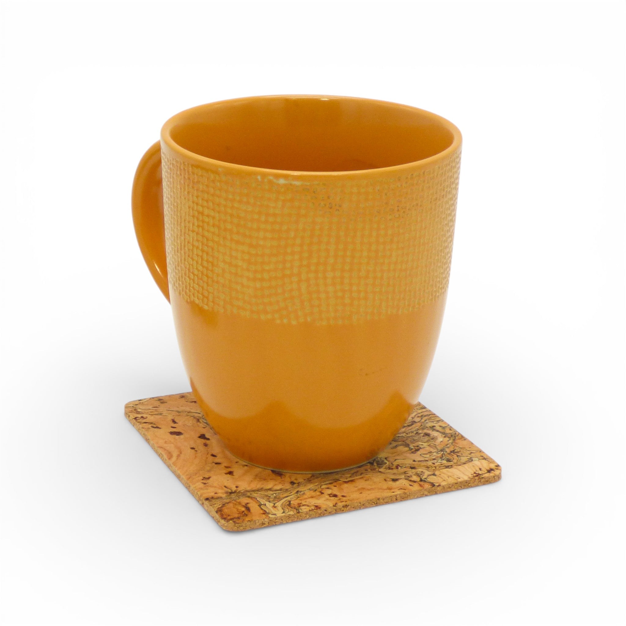 Dessous de verre carrés liège Viking — texture naturelle protection surfaces