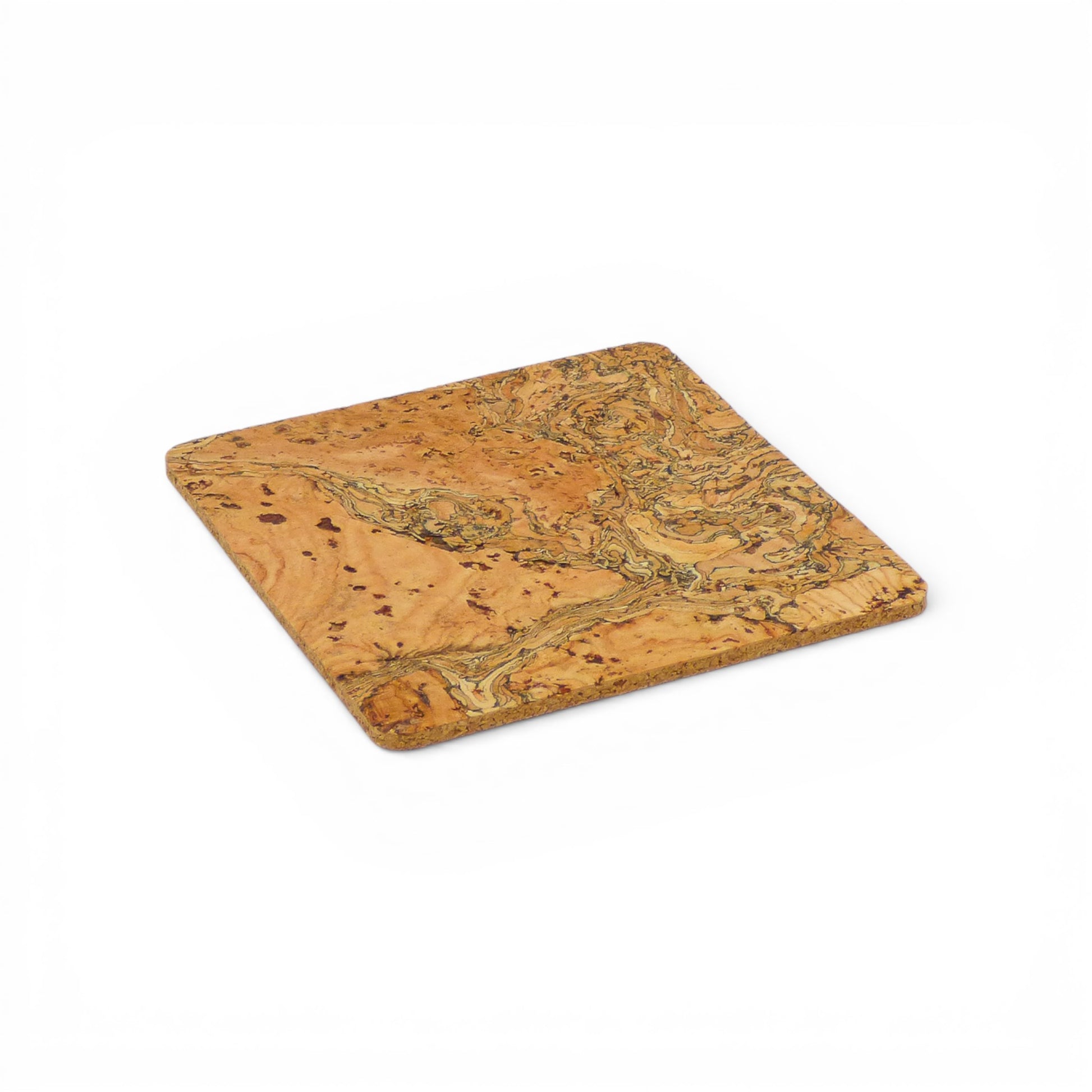 Carré en liège Dessous de Verre de la marque Viking, montrant un design naturel et une surface texturée.