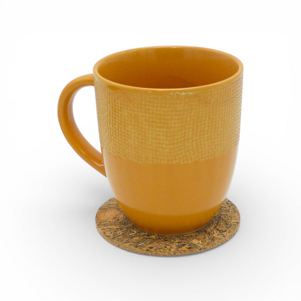 Cork coaster by Home & Liège featuring a Viking design, ideal for art de la table and adding style to your dining setup.