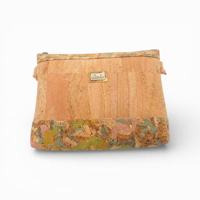 Pochette moyenne liège bandeau Montado — design texture naturelle élégant Portugal