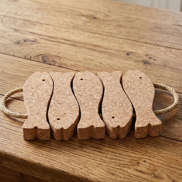 Dessous de Plat Sardines en Liège Naturel - Viking LDA