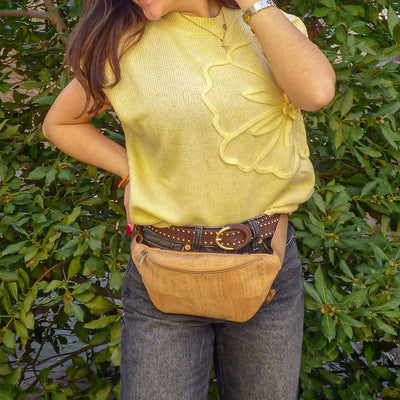 Sac banane en liège du Portugal — Amador Varum alternative cuir vegan unisexe