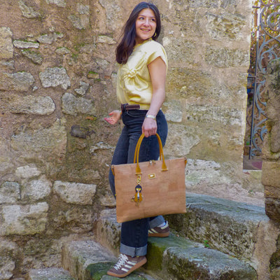 Grand sac modulable 3 formes en liège - , artisanat Portugal
