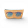 Étui à lunettes en liège imprimé lunettes à verres bleus — Artipel, zip bleu, Portugal