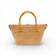 Sac convertible en liège naturel, anses jaune moutarde — Artipel, vue de face, bandoulière, Portugal