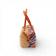 Profil d'un sac en liège imprimé coquelicots orange et violet — Artipel, anses orange, Portugal
