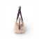 Profil d'un sac modulable en liège naturel à éclaboussures pastel — Artipel, anses cuir, Portugal