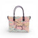 Sac modulable en liège imprimé cheval sur fond pastel — Artipel, anses brun foncé, Portugal