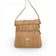 Sac bandoulière en liège naturel, bande marbrée gris argent — Montado, double zip, Portugal