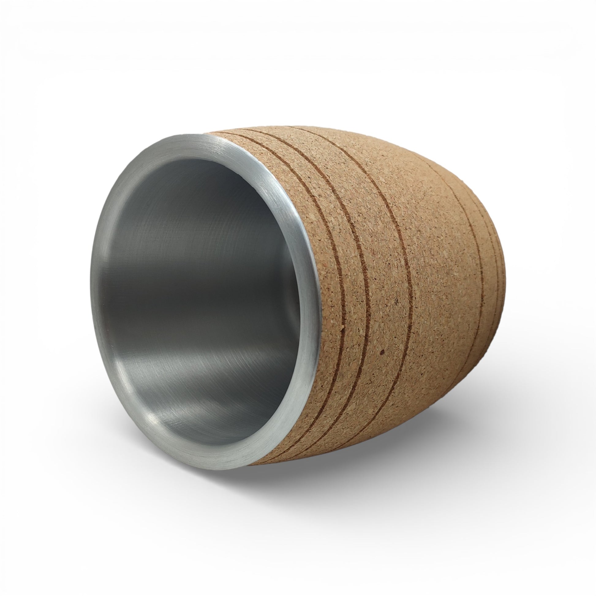 Seau à bouteille en liège naturel de Viking, idéal pour garder les boissons fraîches lors des occasions spéciales.