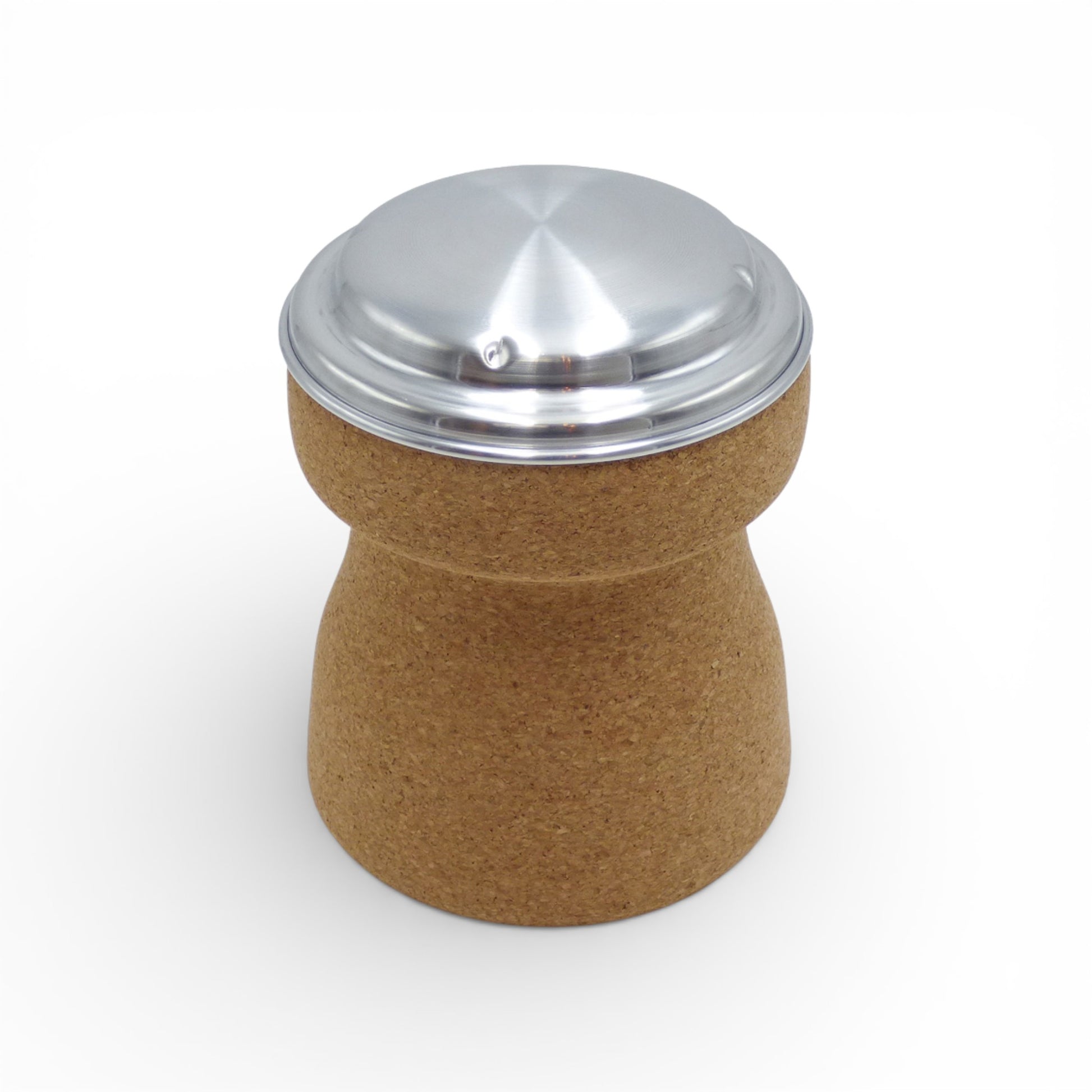 Seau à bouteille en liège naturel avec couvercle pour champagne, par Viking, art de la table élégant.