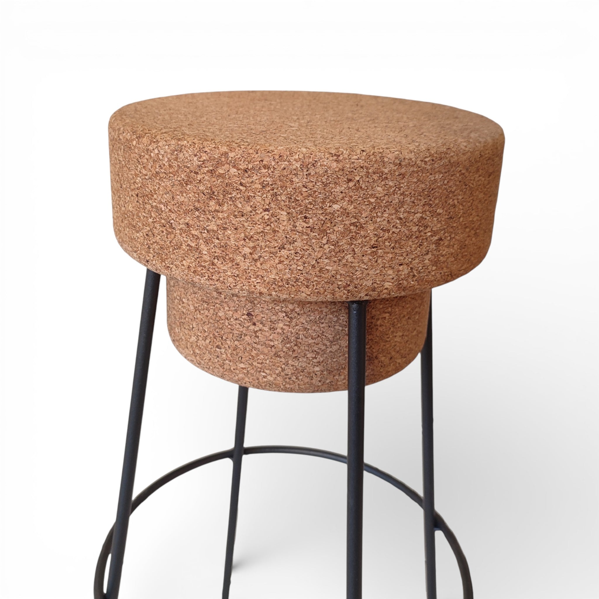 Meuble liège bar — Viking tabouret Muselet champagne