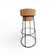 Tabouret liège bar — Viking Muselet cadeau bouchons comprimés Portugal